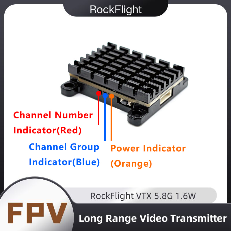RockFlight TX663 VTX 5.8G 48CH - Drone Racing Receiver ulasan dan harga
