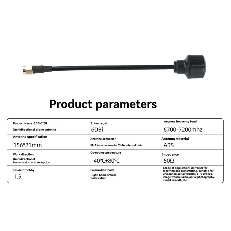 [BARU!A25P】 Antena SMA 6.7-7.2 - Drone Racing Antenna ulasan dan harga